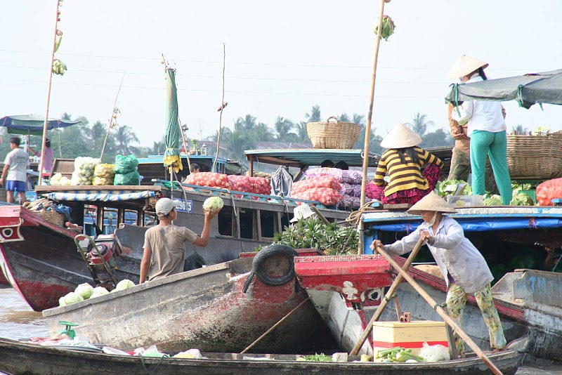 Mekong Delta Floating Market Cai Rang